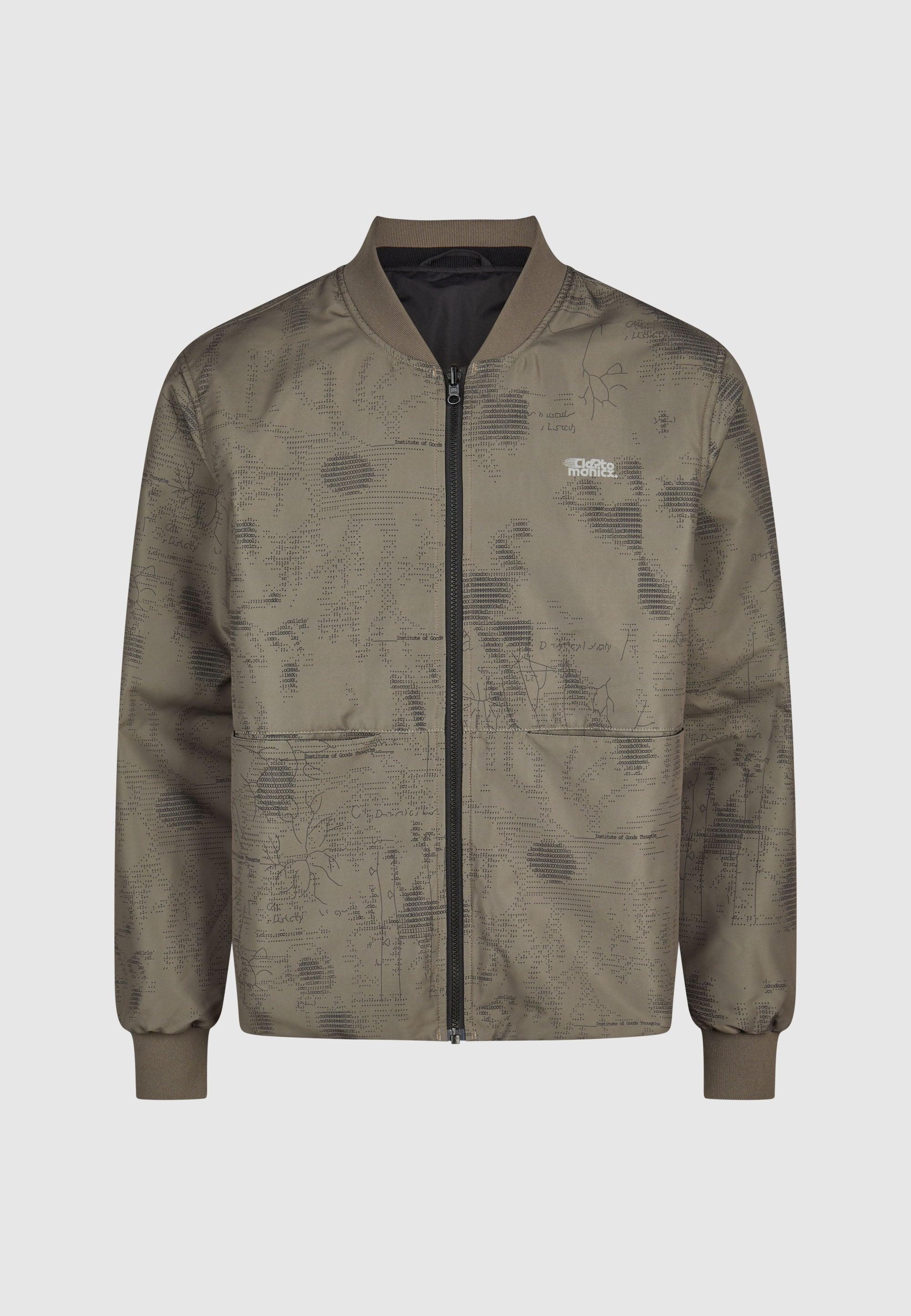 Cleptomanicx Bungee Cord Team Reversible Jacket Jacke Herren dunkelgrün